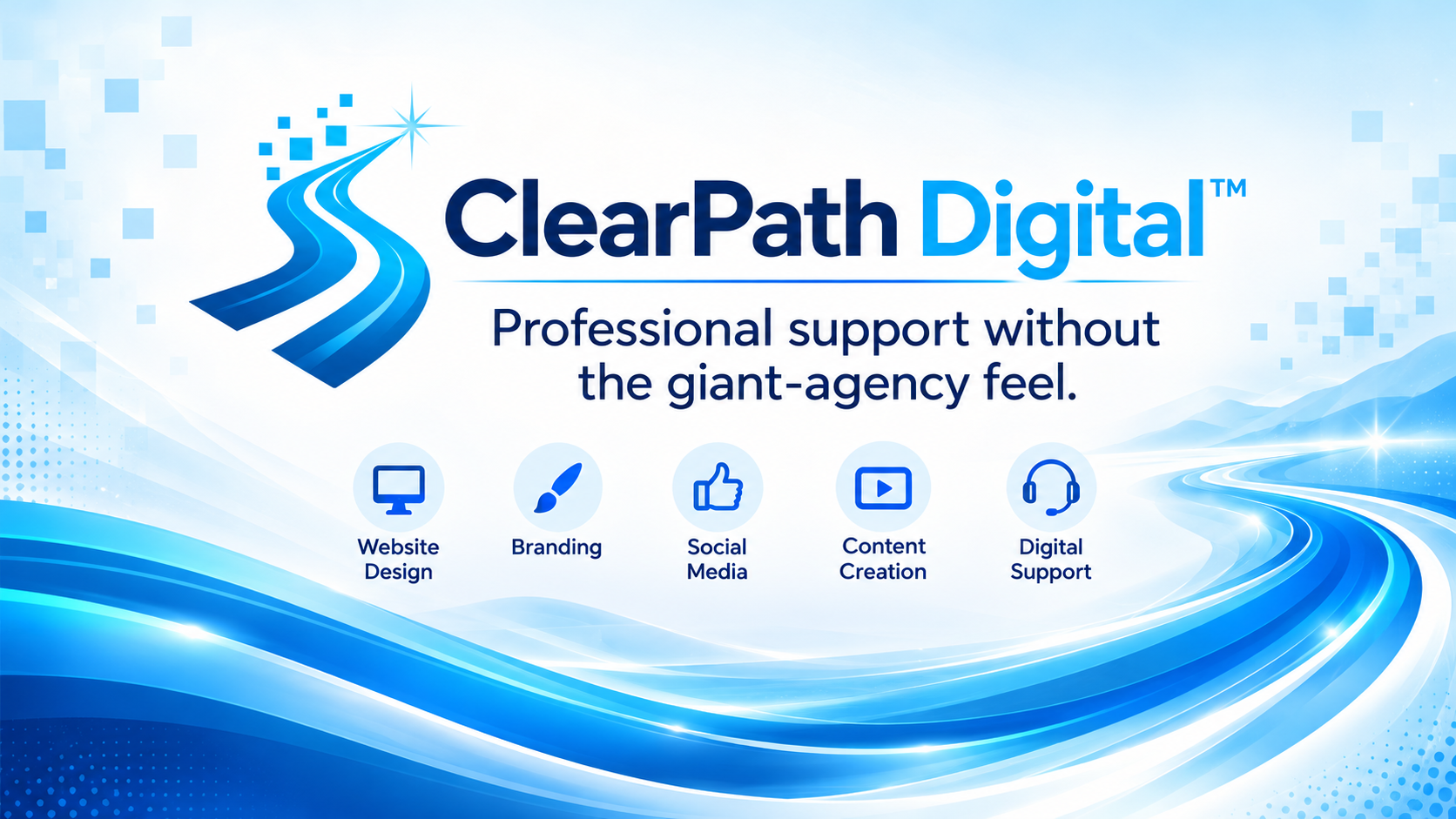 ClearPath Digital — website design, branding, social media, content creation and digital support